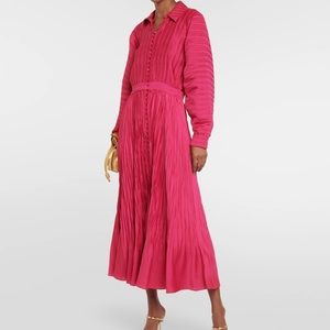 Simkhai Indiana Plisse Midi  Dress